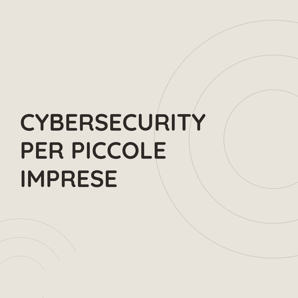 CyberSecurity per piccole imprese