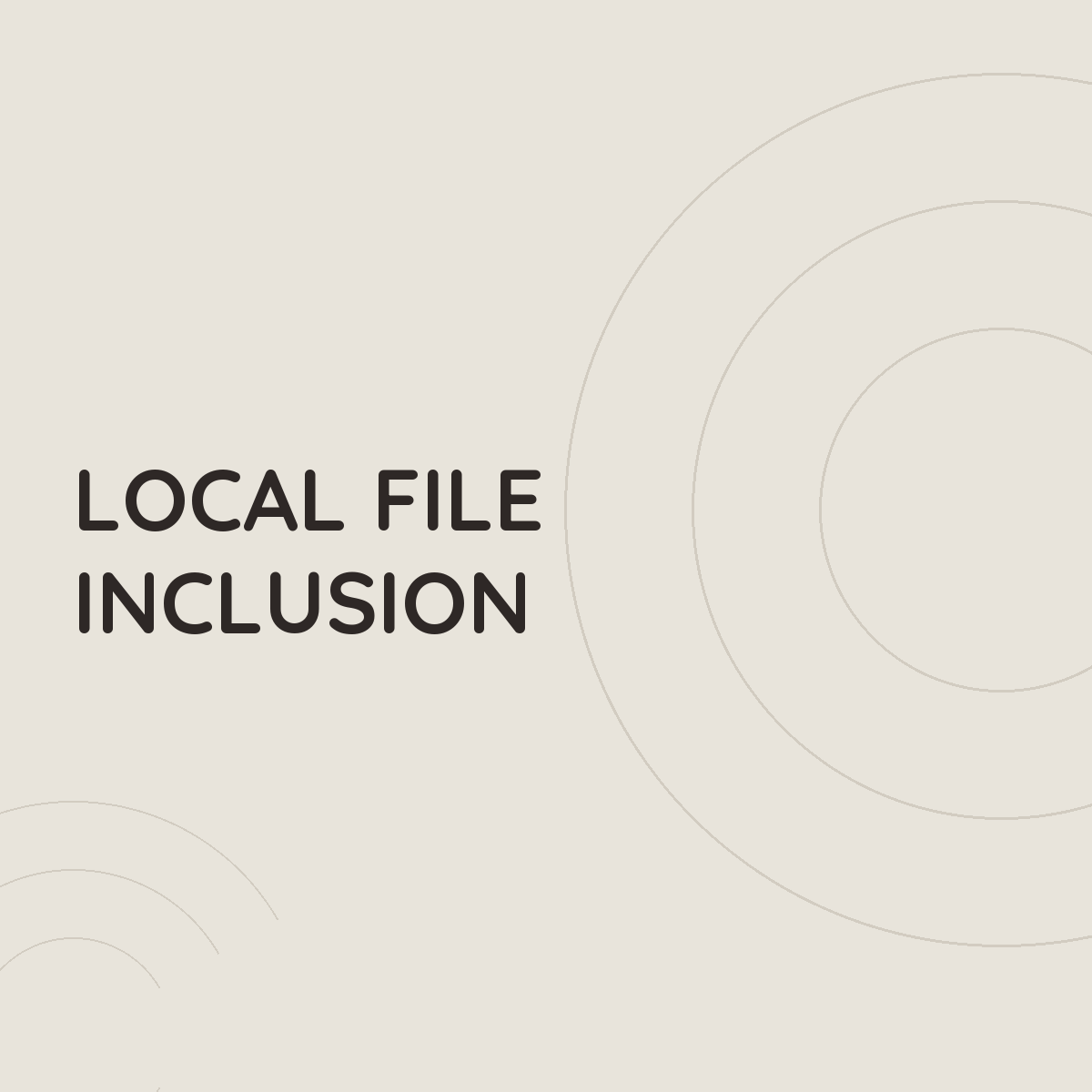 Local File Inclusion