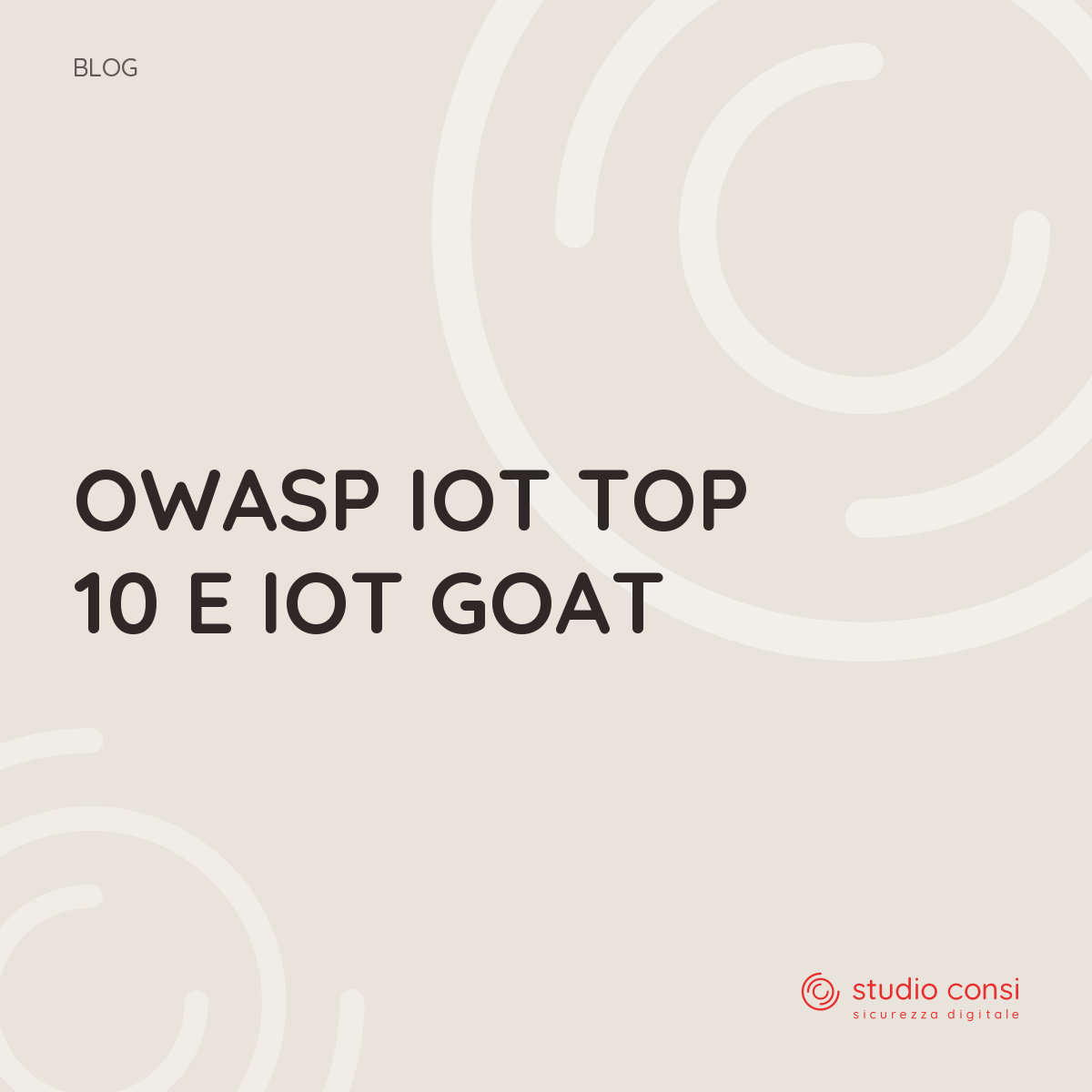 OWASP IoT Top 10 e IoT Goat