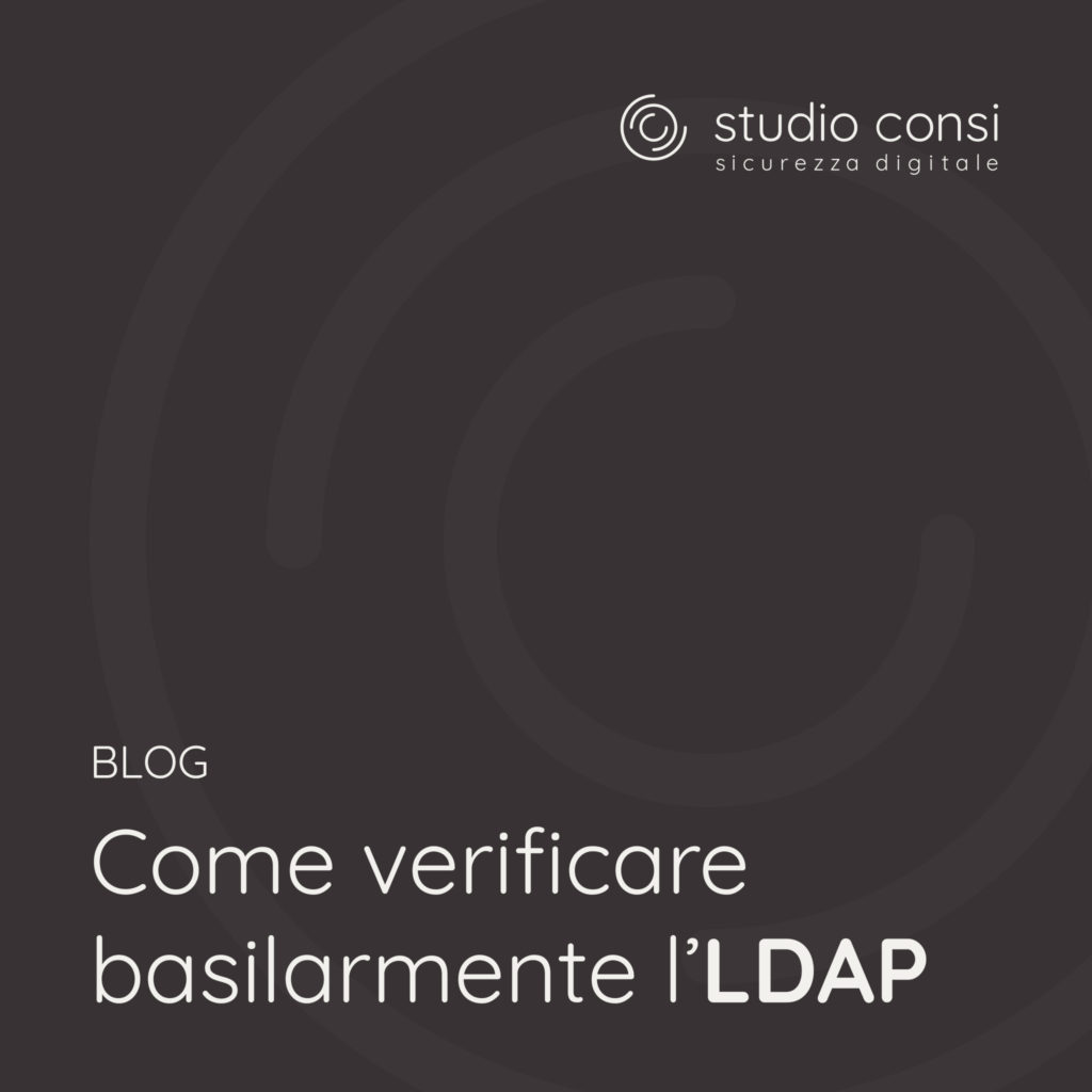 Come verificare basilarmente LDAP