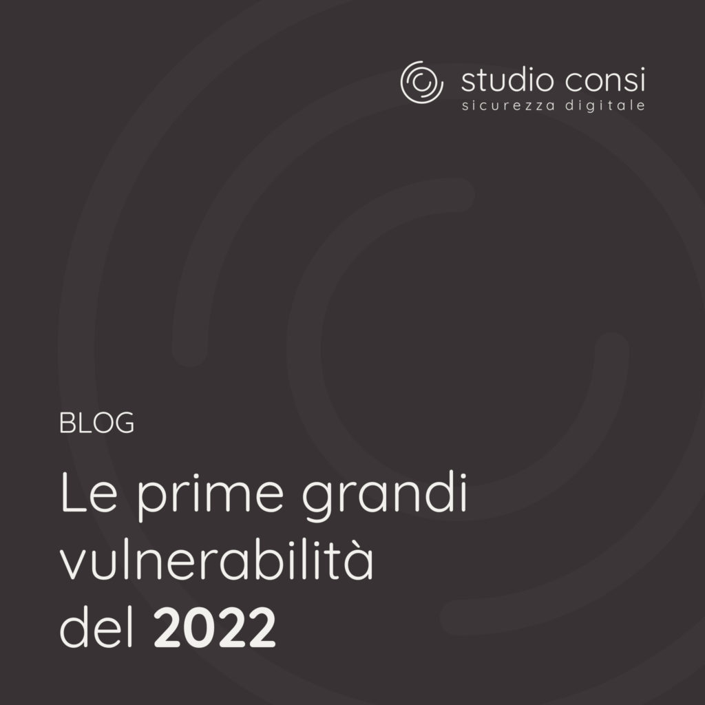 Prime vulnerabilità 2022